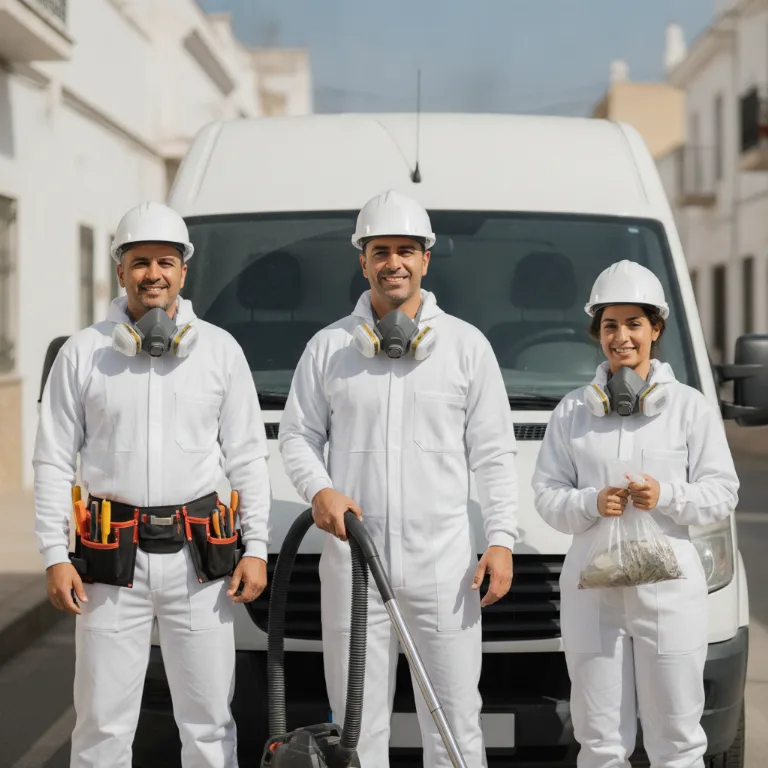 Desamiantado equipo en Valdemoro